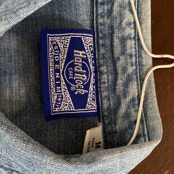 Hard Rock Cafe Orlando Denim Shirt - Picture 5 of 5